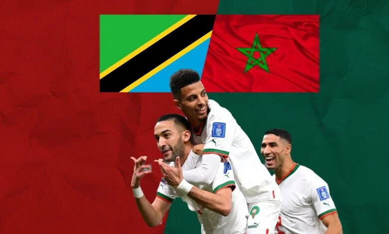 مباراة منتخب المغرب أمام منتخب تنزانيا في كأس أمم أفريقيا 2023/2024